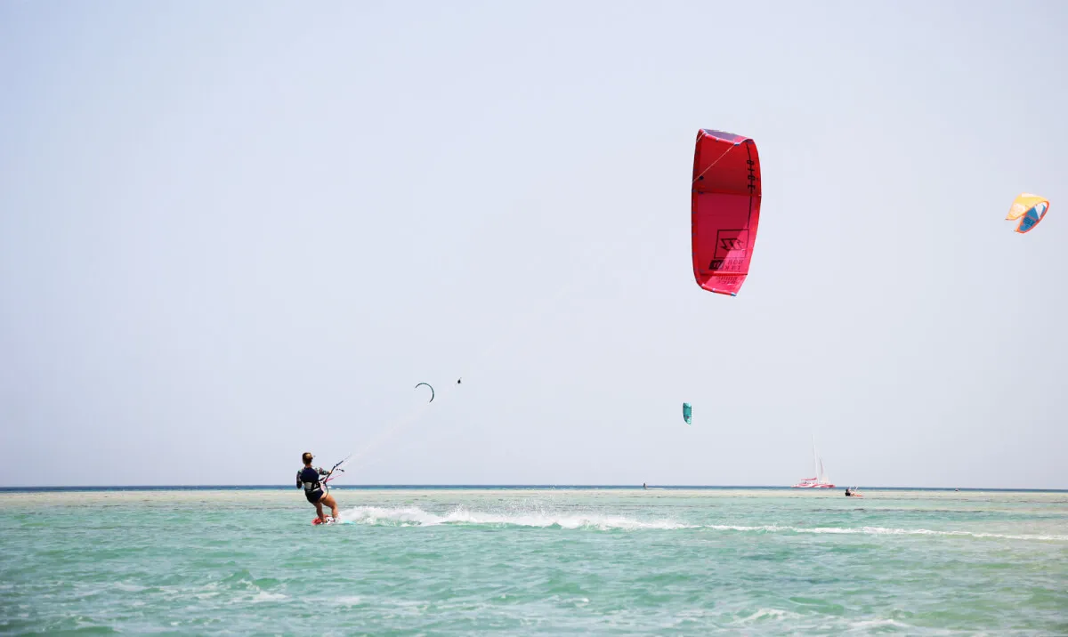 Kite Surfing in El Gouna